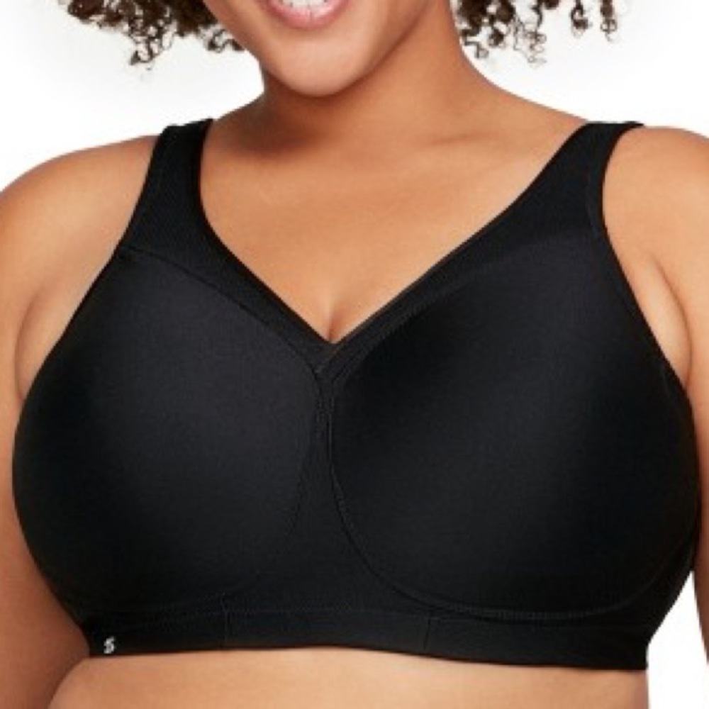 GLAMORISE SPORT full figure 50D magiclift seamless high impact sports bra NWOT